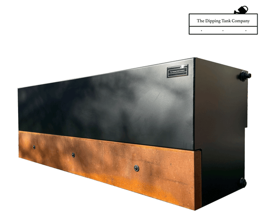 Dipping Tank With Corten Steel Fascia